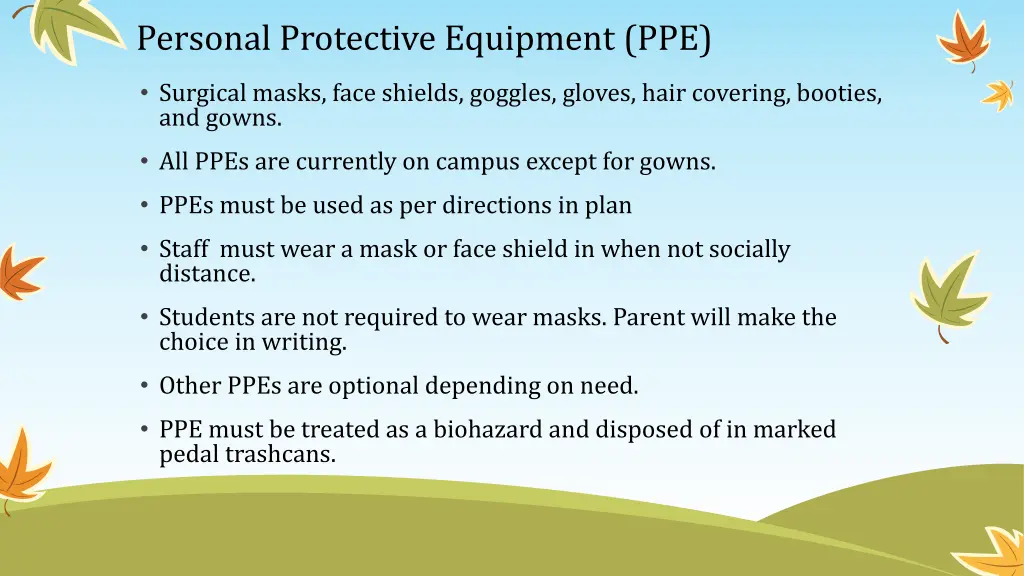 personal protective equipment ppe