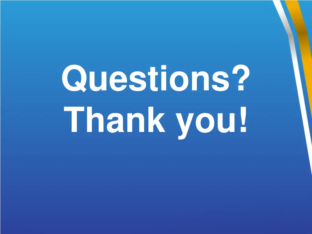 questions thank you
