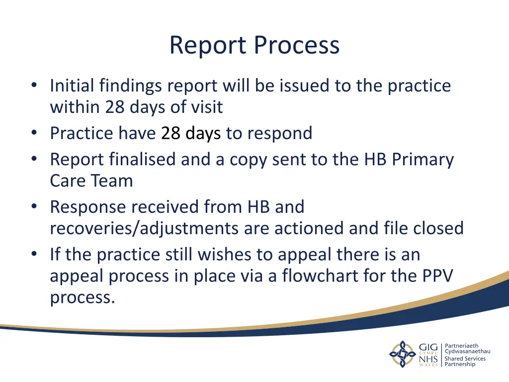 report process