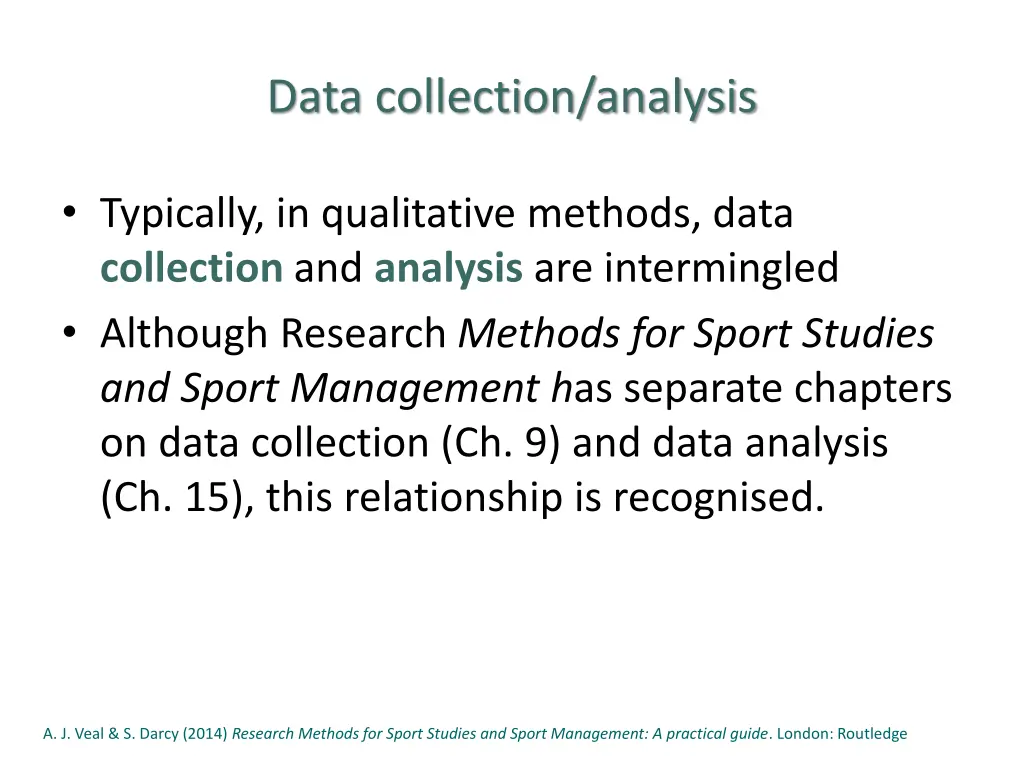 data collection analysis