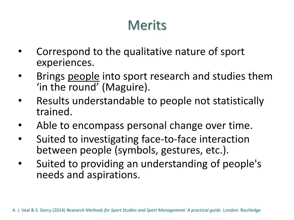 merits