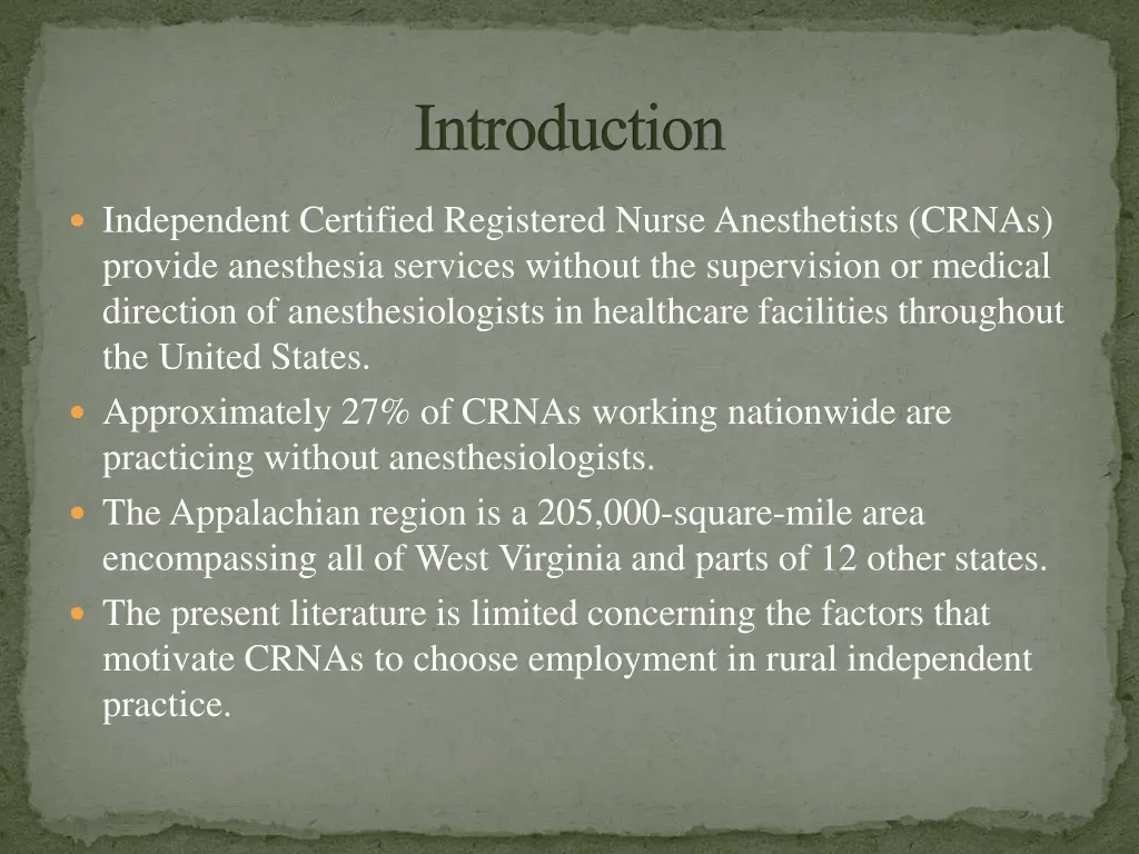 introduction
