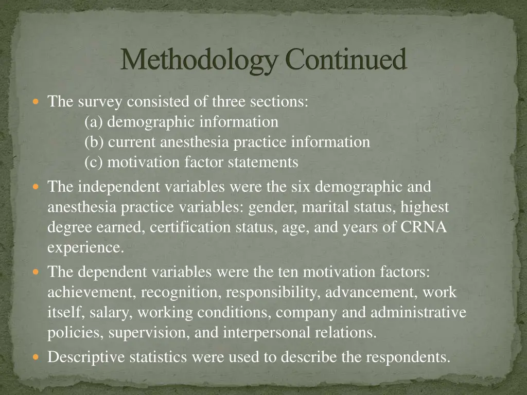 methodology continued 1