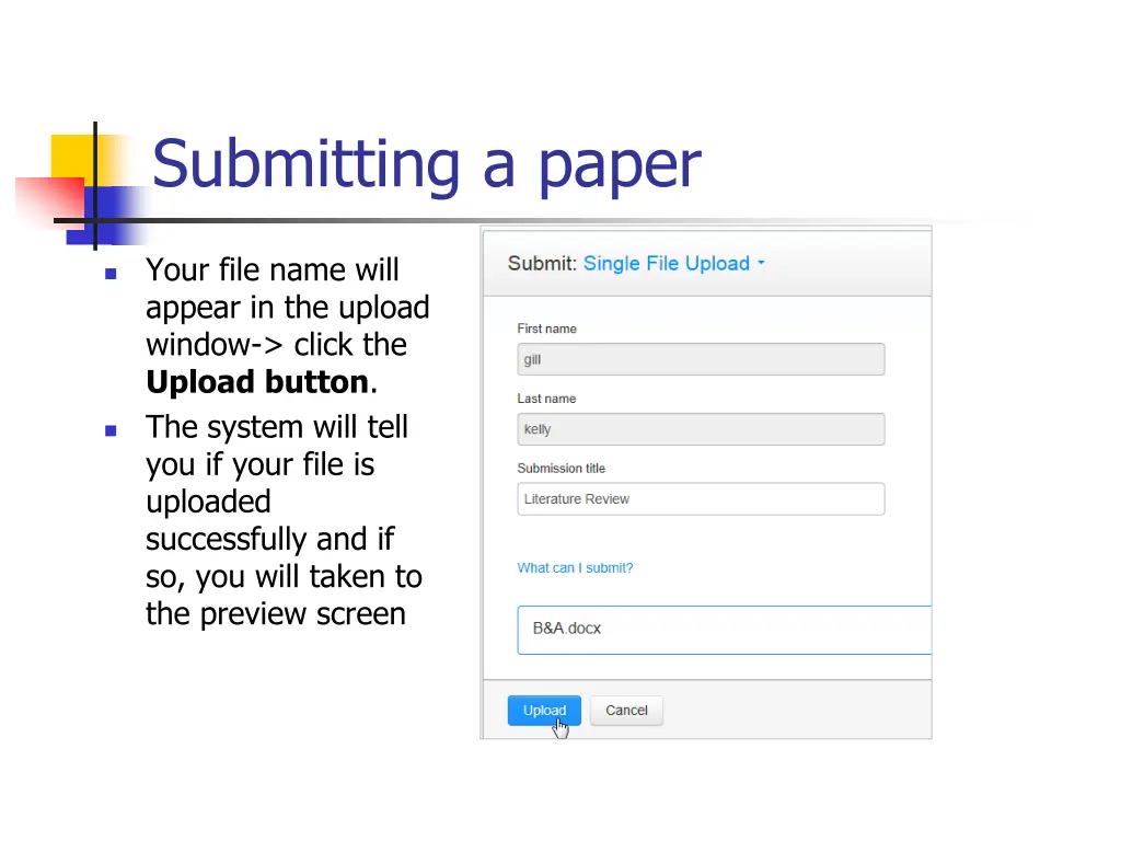 submitting a paper 3