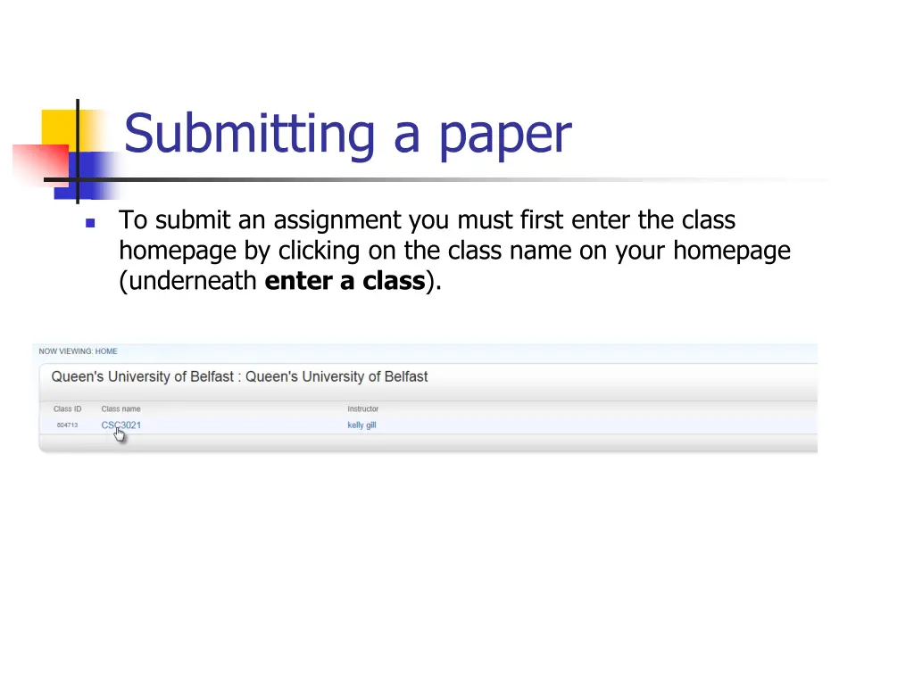 submitting a paper