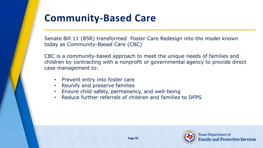 community based care