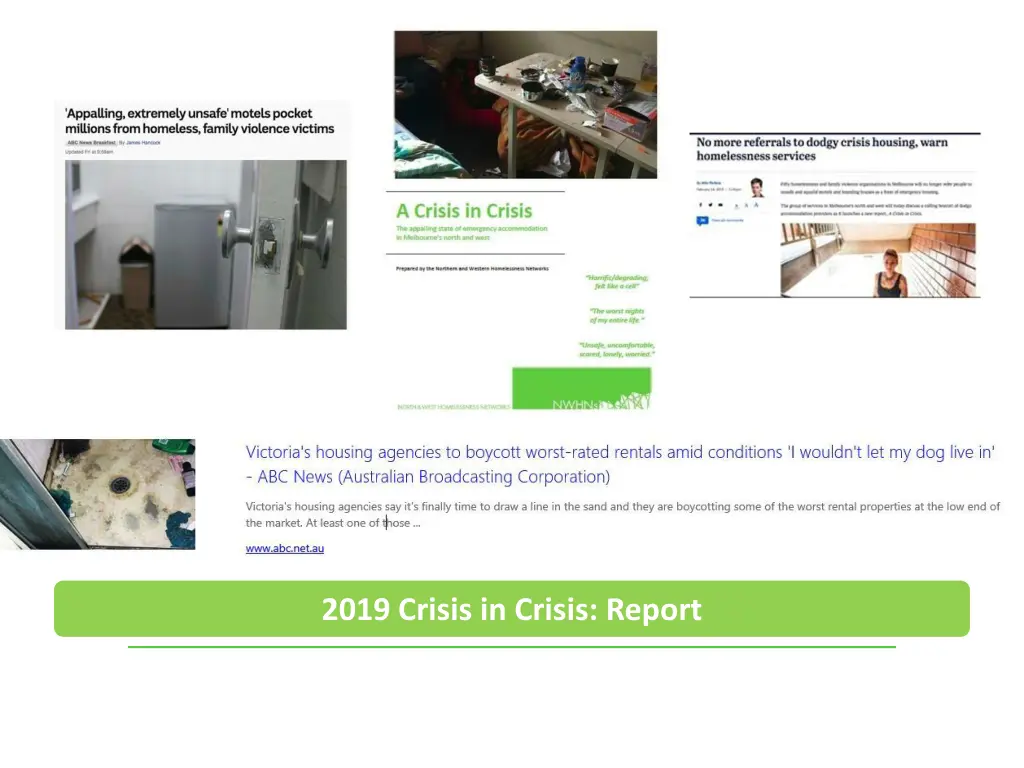 2019 crisis in crisis report