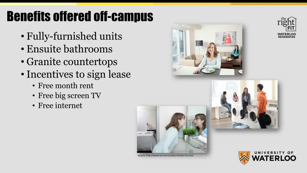 benefits offered off campus