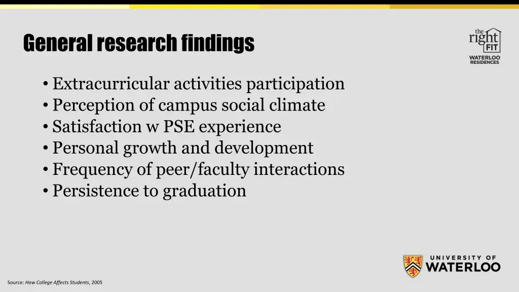 general research findings