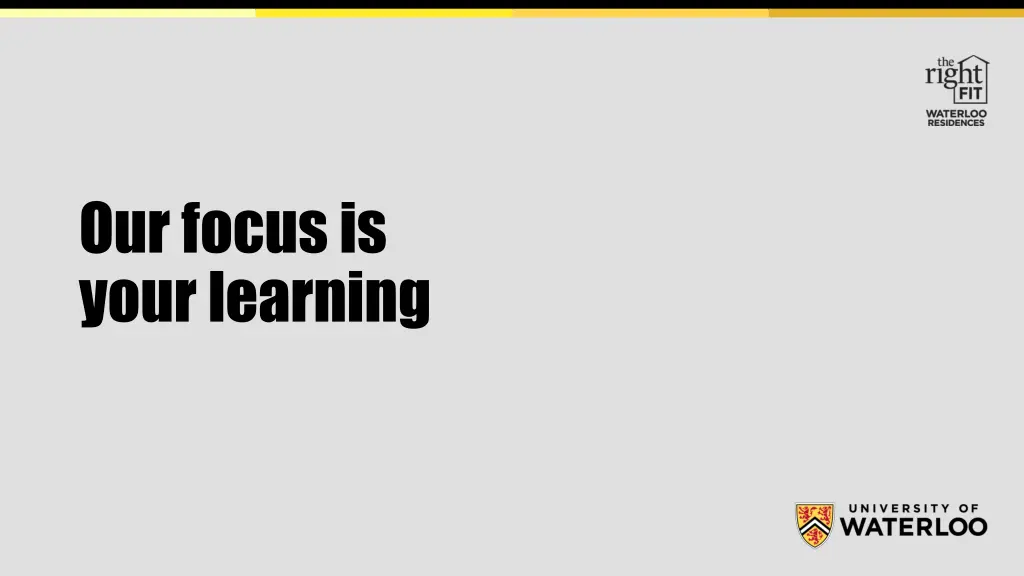 our focus is your learning