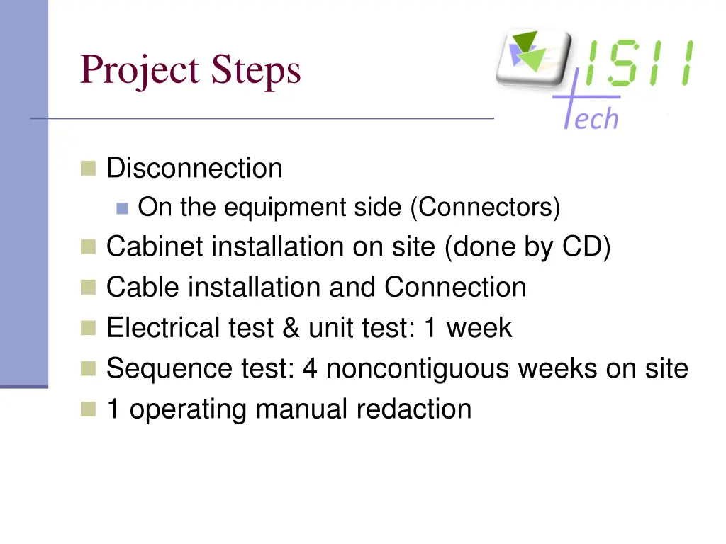 project steps 3