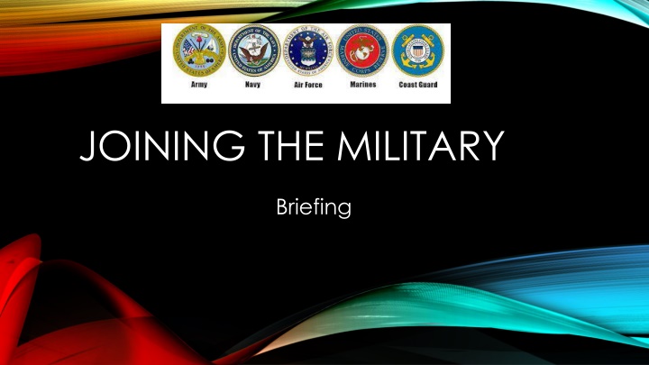 joining the military