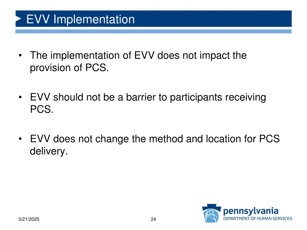 evv implementation 2