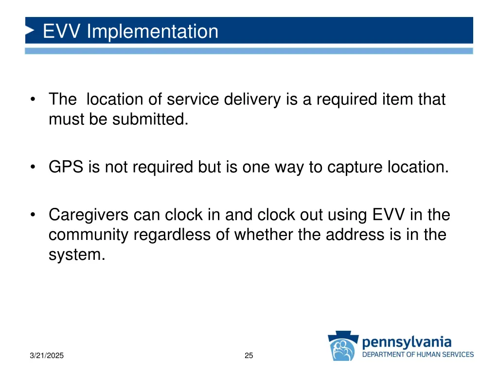 evv implementation 3