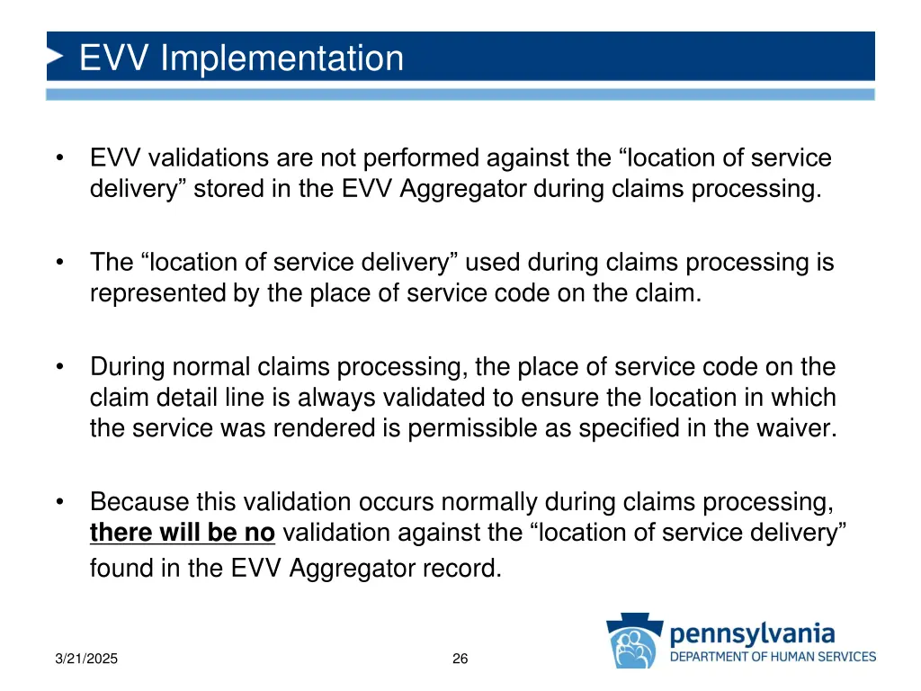 evv implementation 4