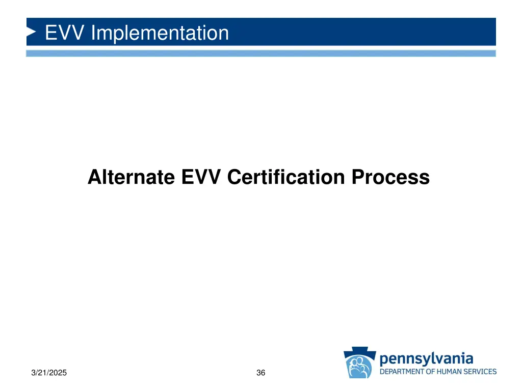 evv implementation 7