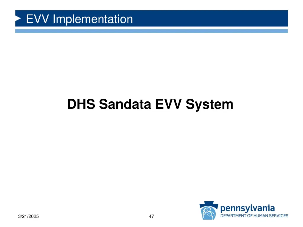 evv implementation 8