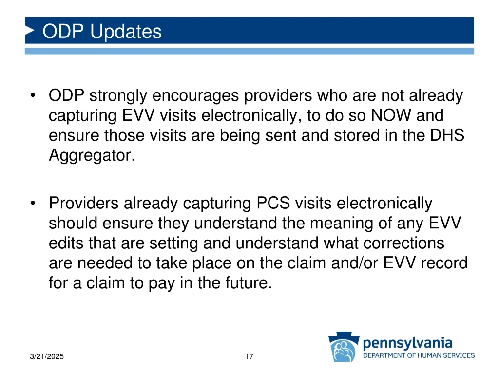 odp updates 1