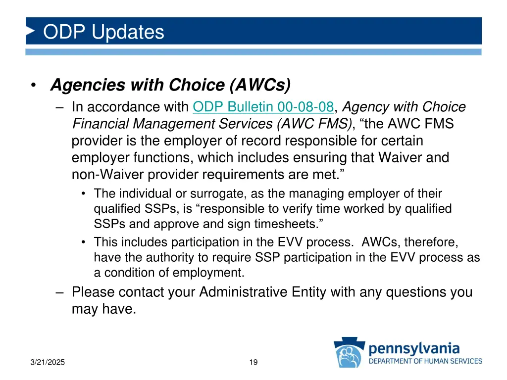 odp updates 3