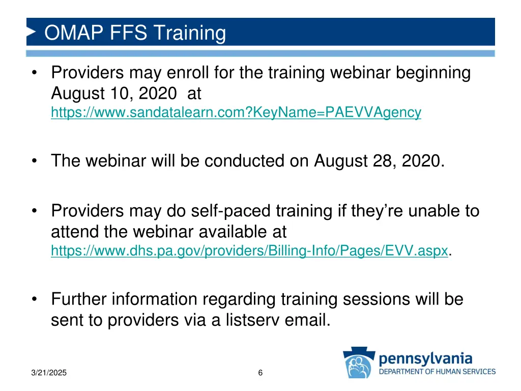 omap ffs training 1