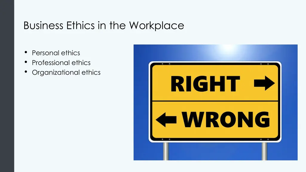business ethics in the workplace