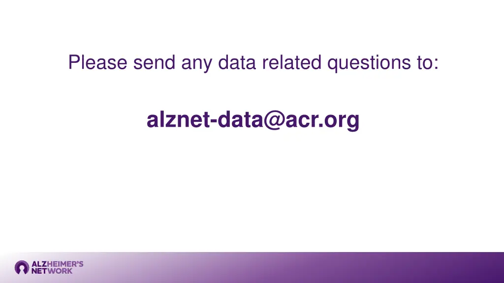 please send any data related questions to