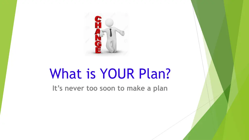 what is your plan it s never too soon to make