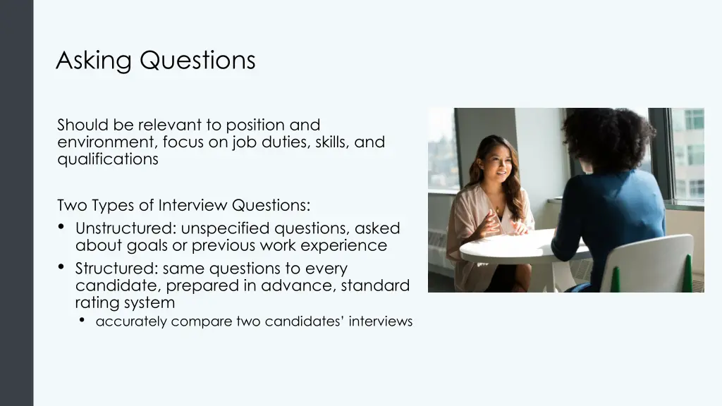 asking questions