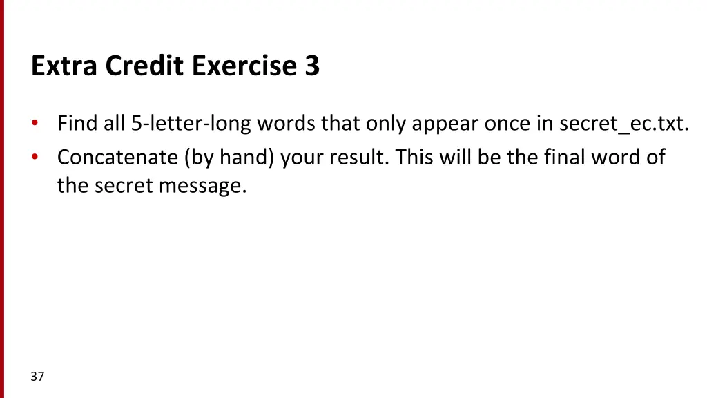 extra credit exercise 3