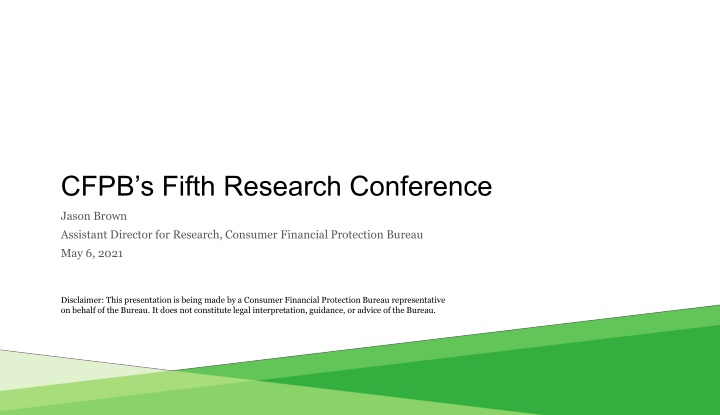 cfpb s fifth research conference
