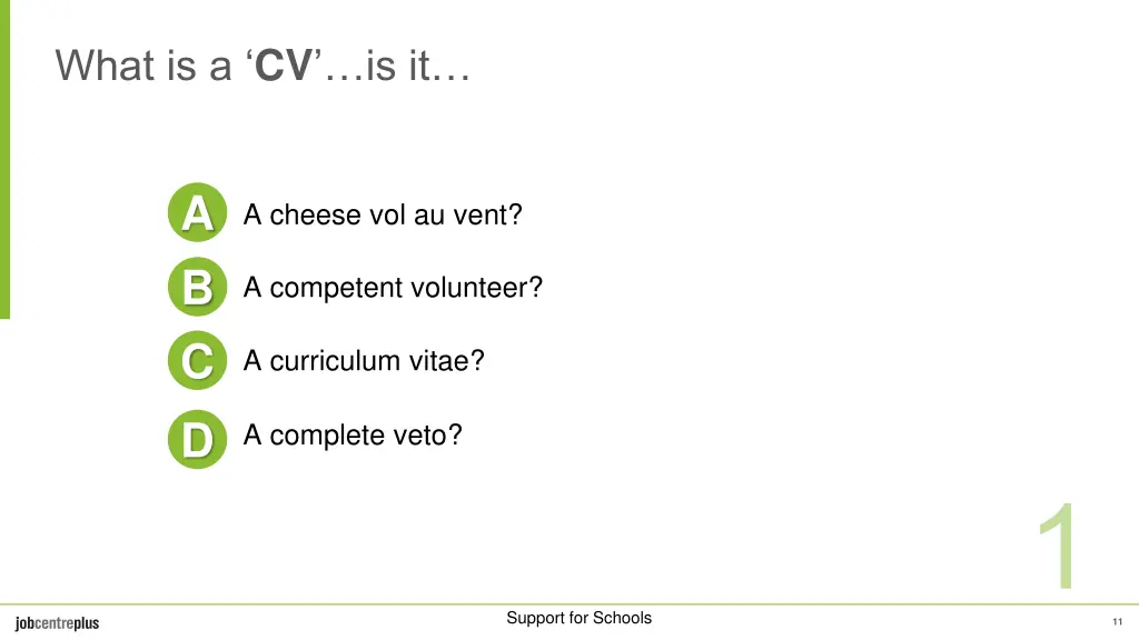 what is a cv is it