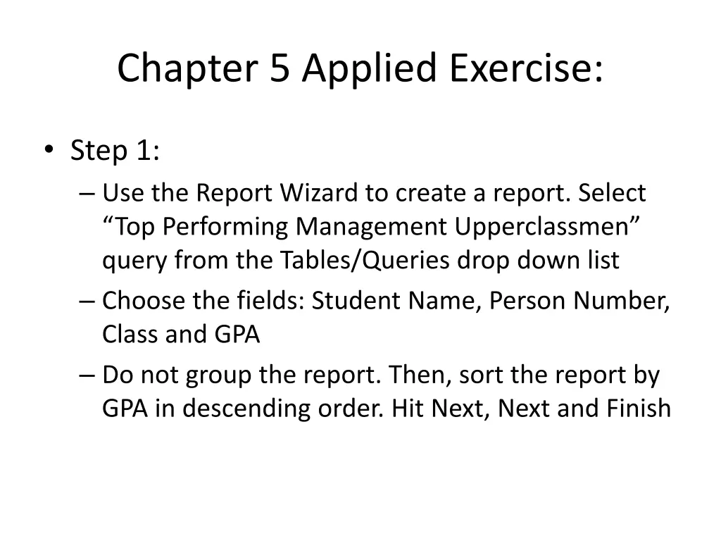 chapter 5 applied exercise