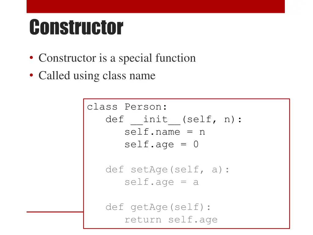 constructor