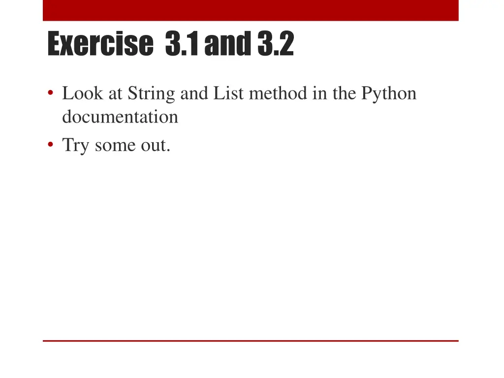 exercise 3 1 and 3 2