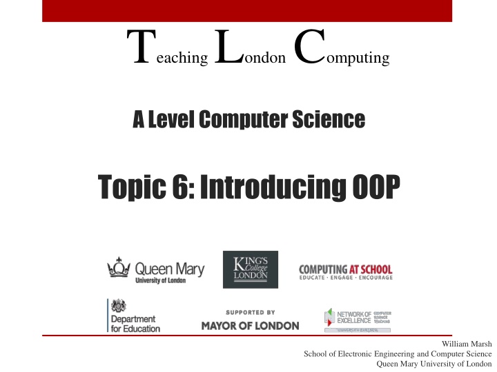 t eaching l ondon c omputing