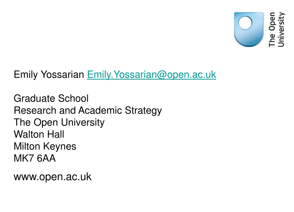 emily yossarian emily yossarian@open ac uk
