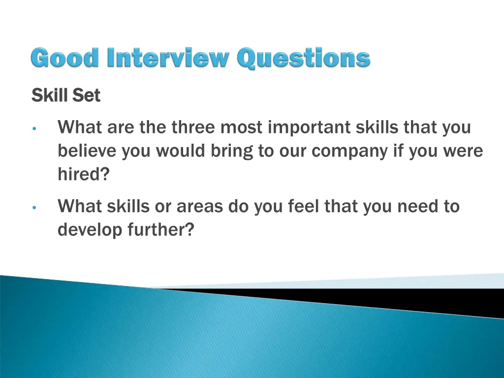 skill set skill set what are the three most