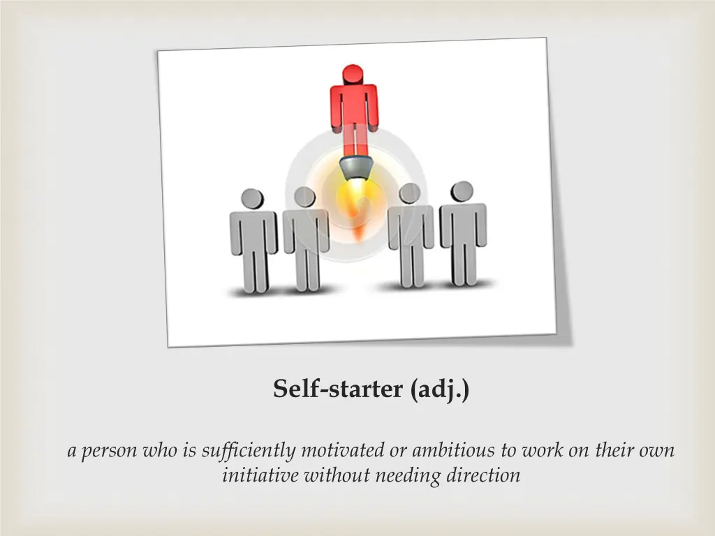 self starter adj