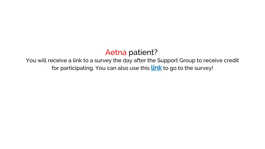 aetna patient