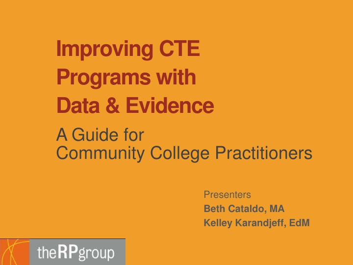improving cte programs with data evidence