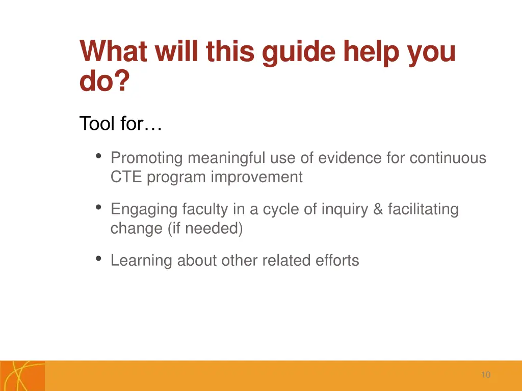 what will this guide help you do