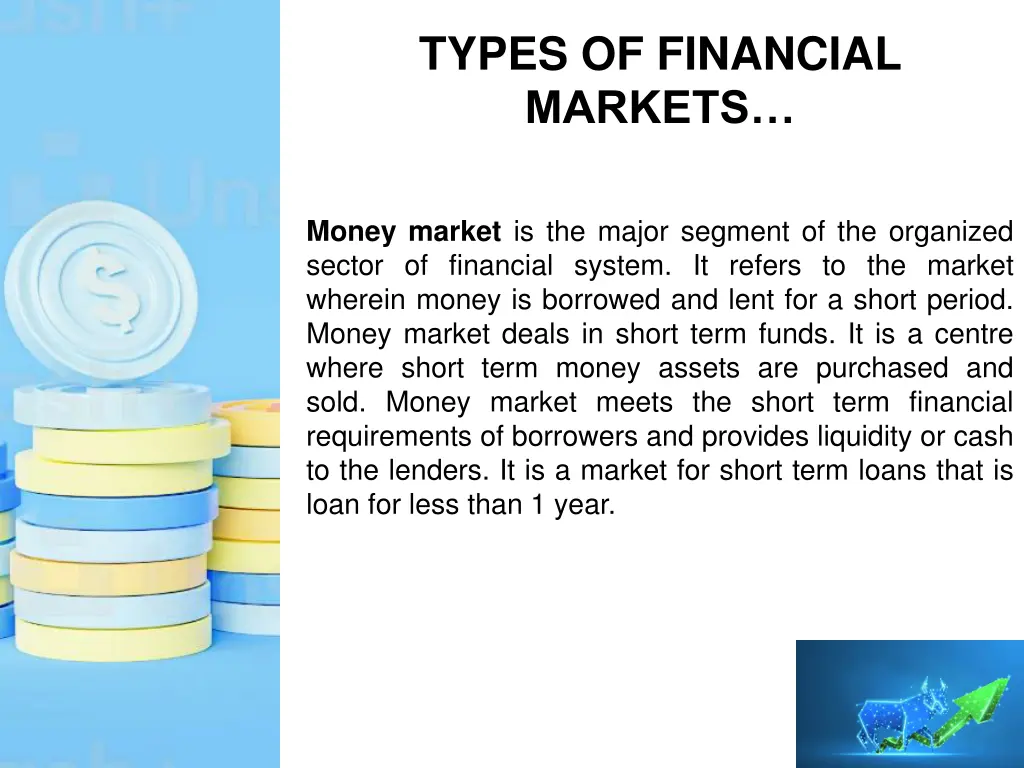 types of financial markets