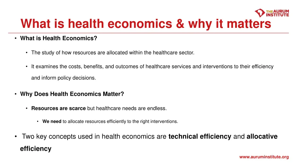 what is health economics why it matters