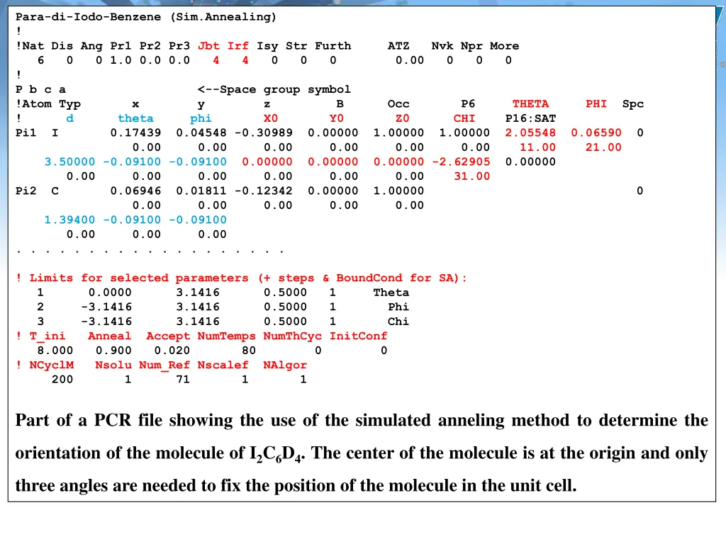 para di iodo benzene sim annealing