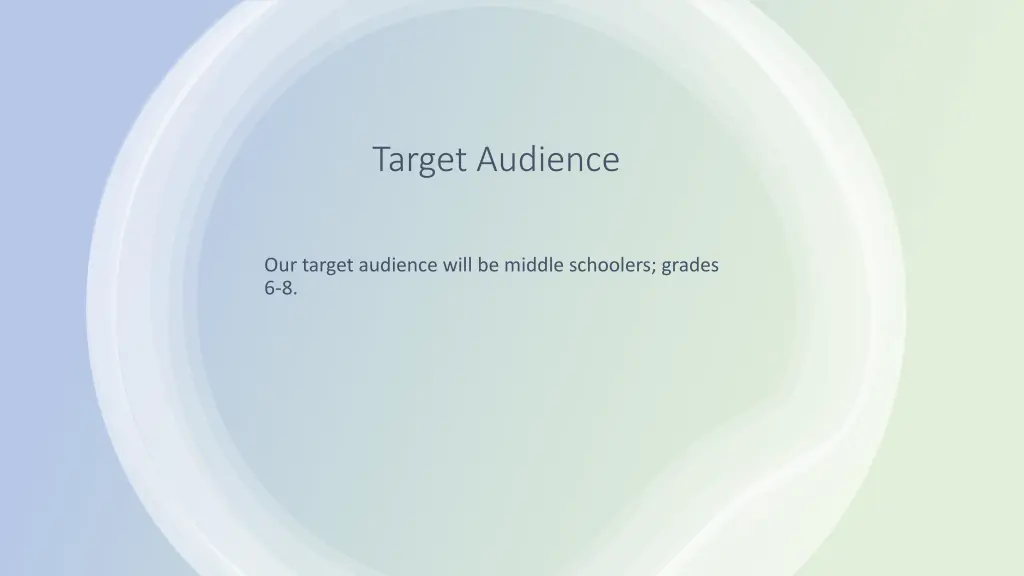 target audience