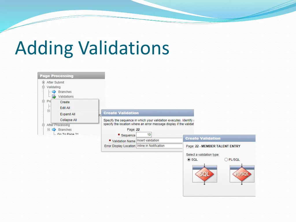 adding validations 1