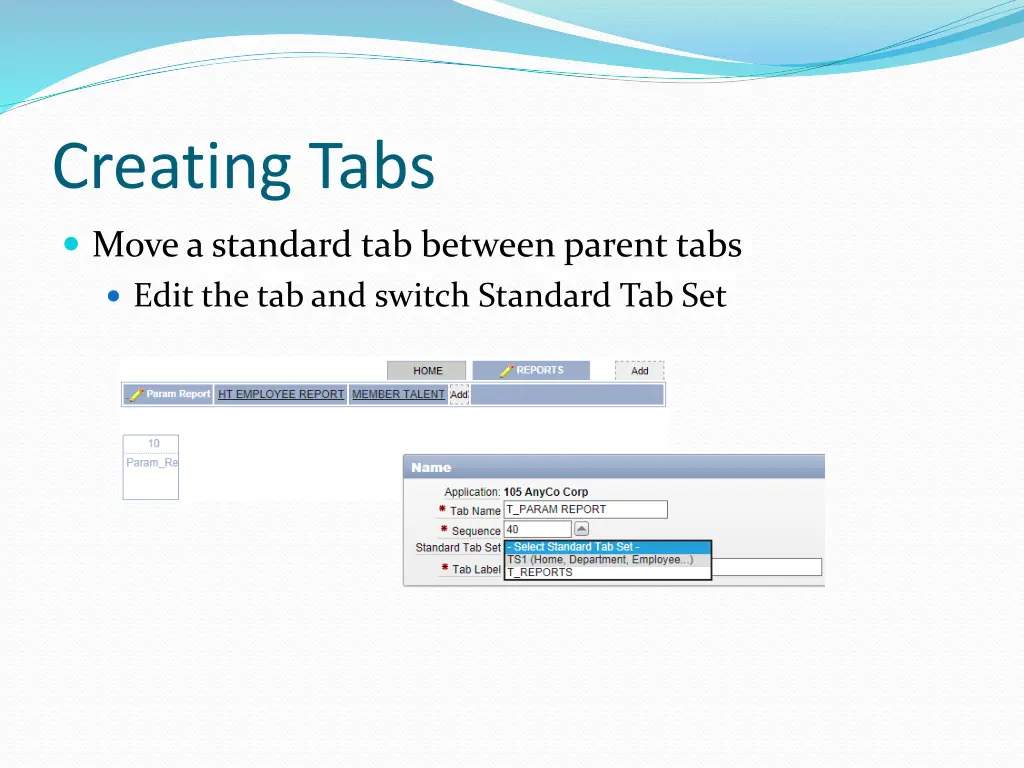 creating tabs 2