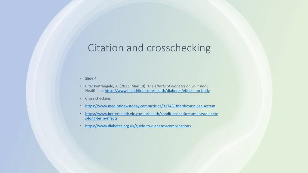 citation and crosschecking 1