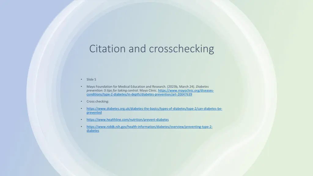 citation and crosschecking 2