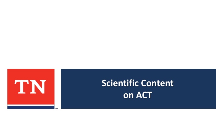 scientific content on act